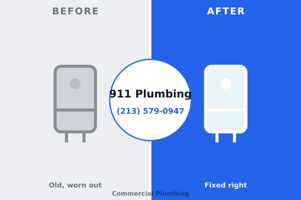 Before and after: plumbing repair Angola on the Lake, NY